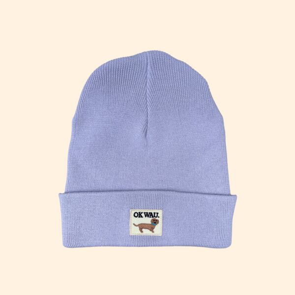 OK WAU RIB BEANIE (LAVENDER)