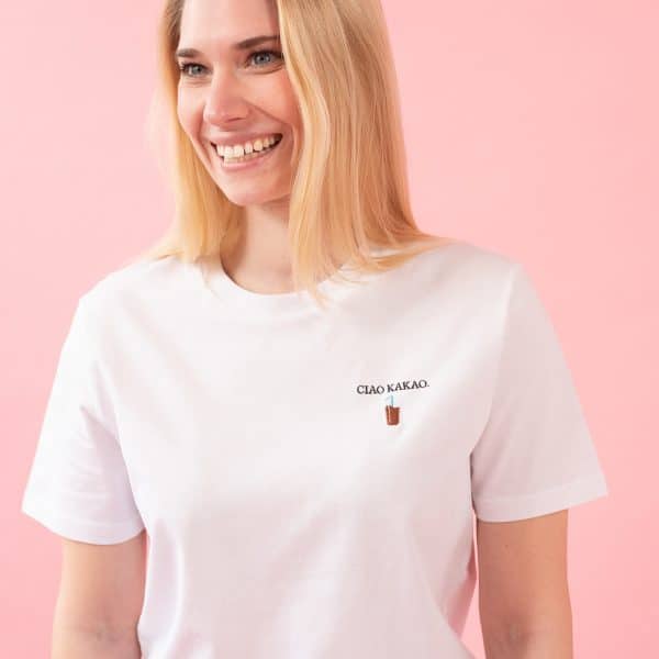 CIAO KAKAO T-SHIRT (WEISS) – Bild 2