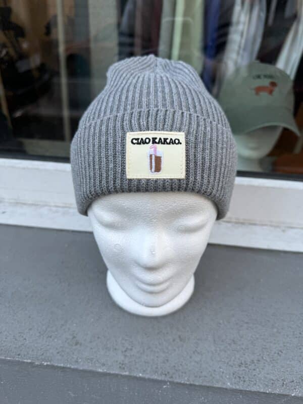 CIAO KAKAO BEANIE (HEATHER GREY) – Bild 3