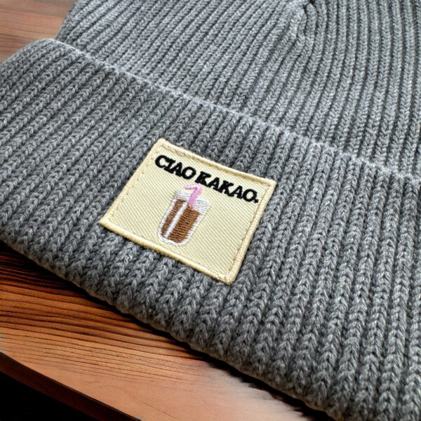 CIAO KAKAO BEANIE (HEATHER GREY) – Bild 2