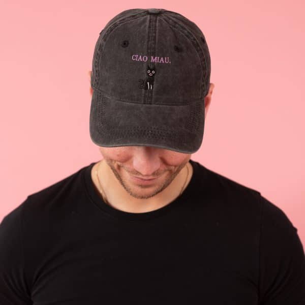 CIAO MIAU CAP (VINTAGE BLACK) – Bild 2