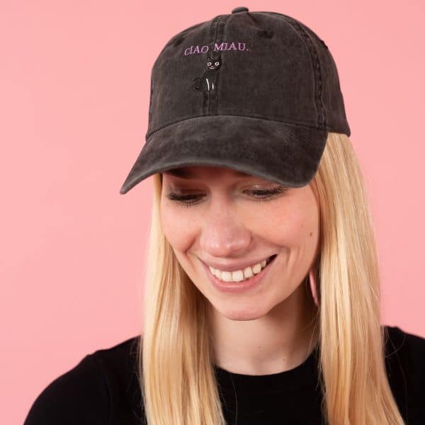 CIAO MIAU CAP (VINTAGE BLACK) – Bild 3
