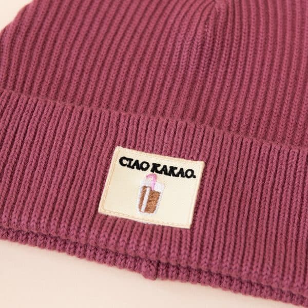 CIAO KAKAO BEANIE (HIBISCUS ROSE) – Bild 2