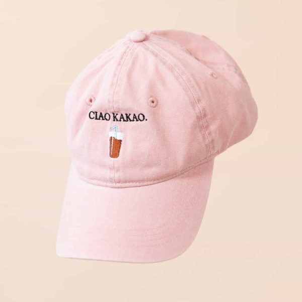 CIAO KAKAO CAP (WASHED PINK)