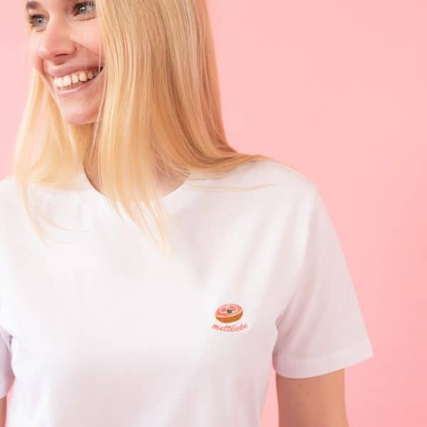 METTLIEBE T-SHIRT (WEISS) – Bild 4
