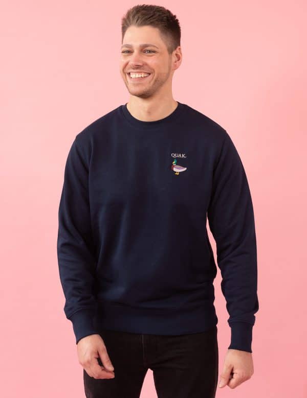 QUAK SWEATSHIRT (NAVY BLUE) – Bild 4