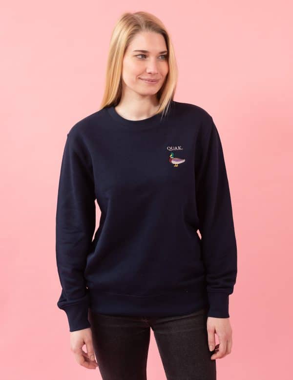 QUAK SWEATSHIRT (NAVY BLUE) – Bild 3