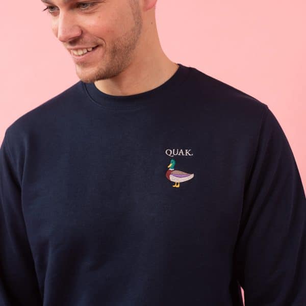 QUAK SWEATSHIRT (NAVY BLUE) – Bild 5