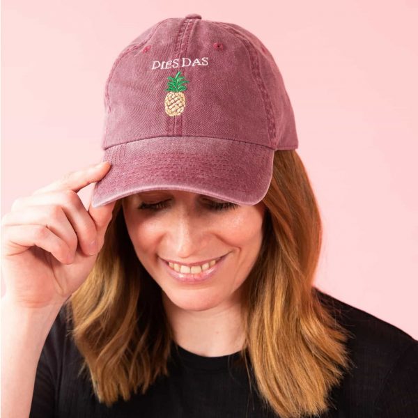 DIES DAS ANANAS CAP (VINTAGE RED) – Bild 3