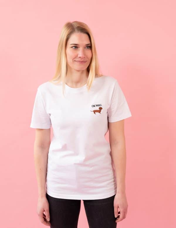 OK WAU T-SHIRT (WEISS) – Bild 4