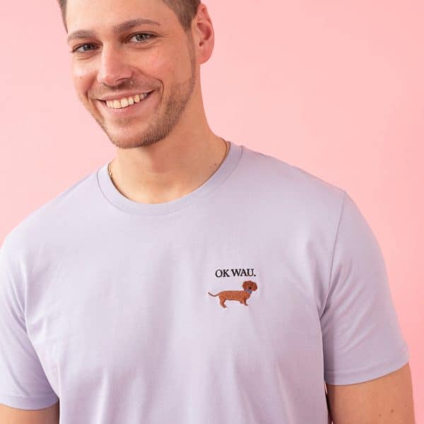 OK WAU T-SHIRT (LAVENDER) – Bild 5