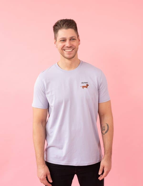 OK WAU T-SHIRT (LAVENDER) – Bild 4