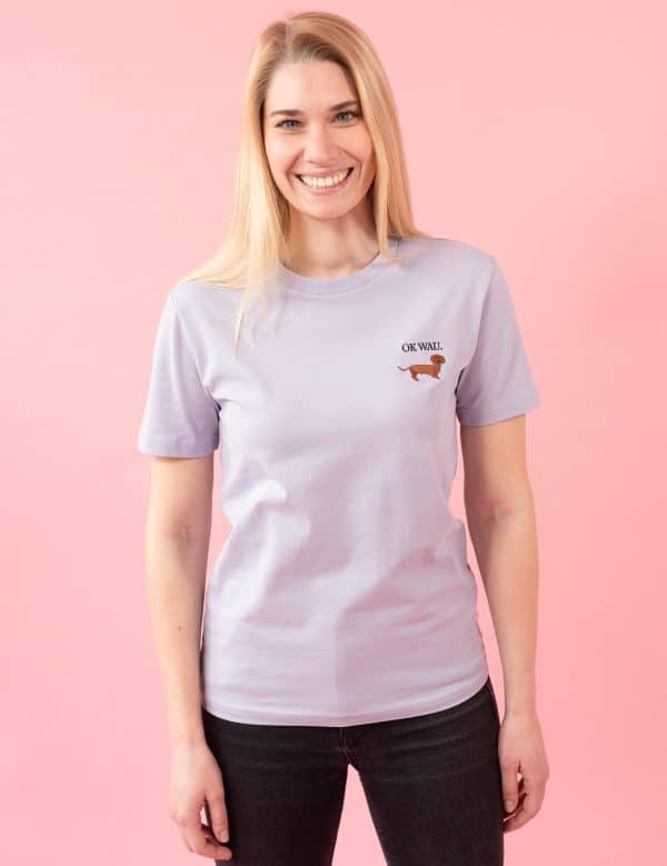 OK WAU T-SHIRT (LAVENDER) – Bild 3