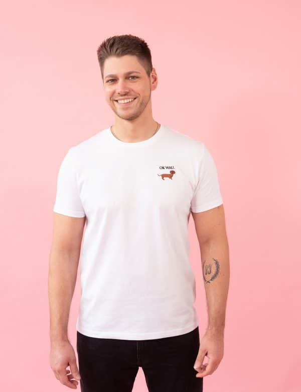OK WAU T-SHIRT (WEISS) – Bild 3