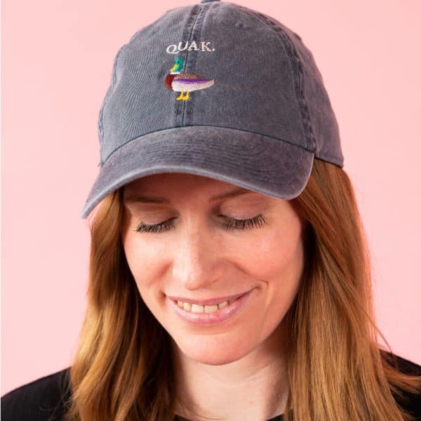 QUAK CAP (WASHED NAVY BLUE) - Image 4