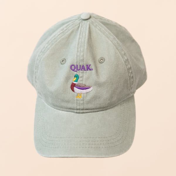 QUAK CAP (WASHED ALMOND GREEN)