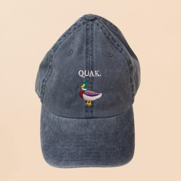 QUAK CAP (WASHED NAVY BLUE)