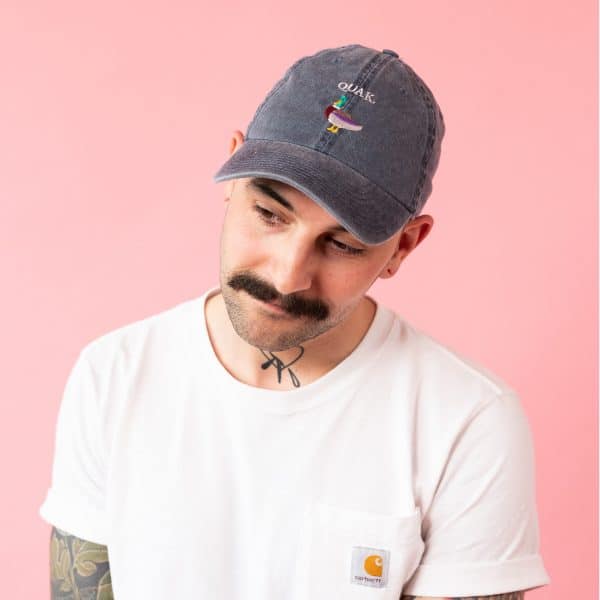 QUAK CAP (WASHED NAVY BLUE) - Image 3