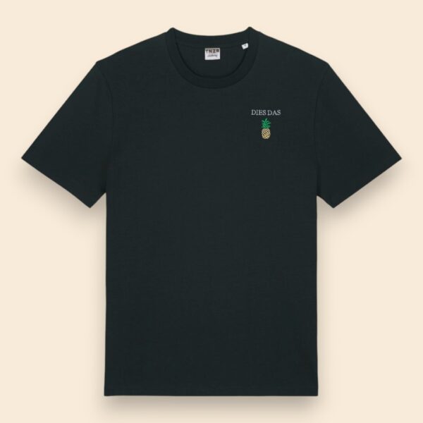 DIES DAS ANANAS T-SHIRT (SCHWARZ)