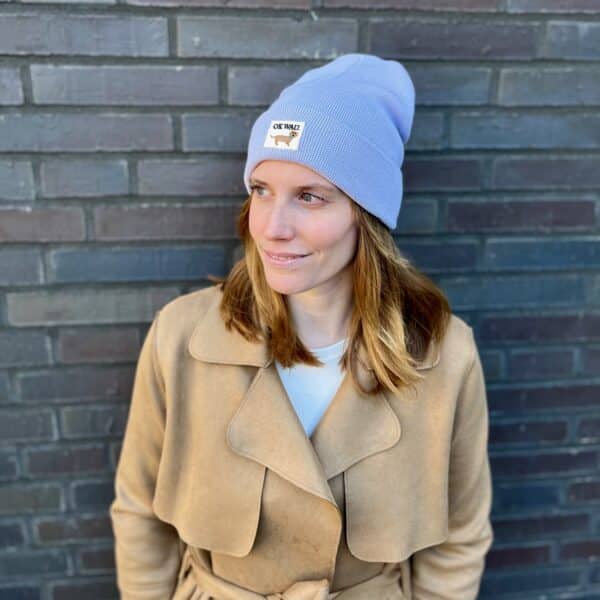 OK WAU RIB BEANIE (LAVENDER) – Bild 2
