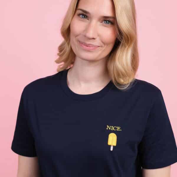 NICE T-SHIRT (NAVY) – Bild 2
