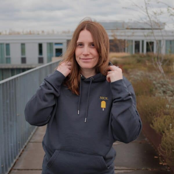 NICE HOODIE (INK GREY) – Bild 3