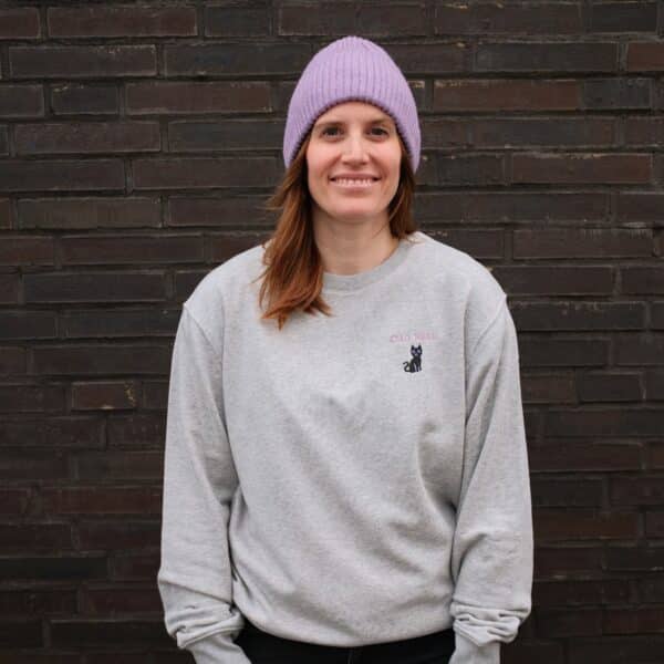 CIAO MIAU SWEATSHIRT (HEATHER GREY) – Bild 2