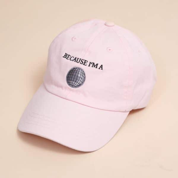 MIRRORBALL CAP (POWDER PINK)