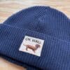 OK WAU RIB BEANIE (NAVY BLUE) - Image 4