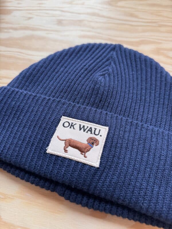 OK WAU BEANIE (NAVY BLUE) – Bild 4
