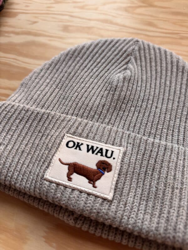 OK WAU BEANIE (SAND) – Bild 5