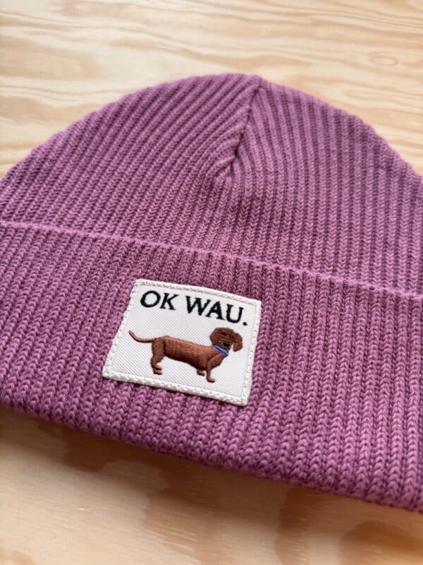 OK WAU BEANIE (HIBISCUS ROSE) – Bild 4