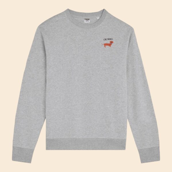 OK WAU SWEATSHIRT (HEATHER GREY)