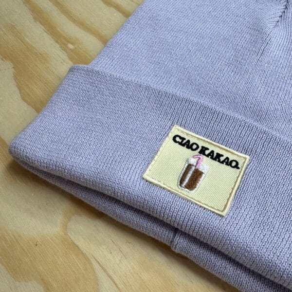 CIAO KAKAO RIB BEANIE (LAVENDER) - Image 2