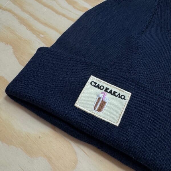 CIAO KAKAO RIB BEANIE (NAVY) – Bild 2