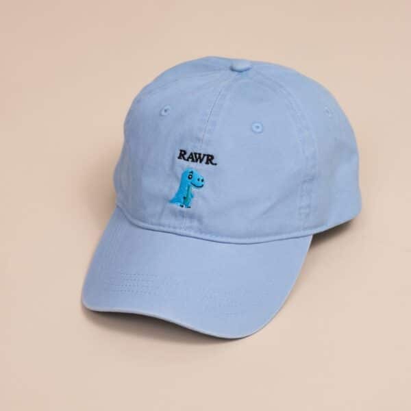 RAWR DINO CAP (VINTAGE LIGHT DENIM)