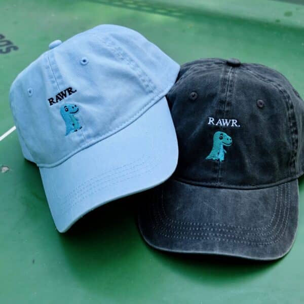 RAWR DINO CAP (VINTAGE LIGHT DENIM) – Bild 5