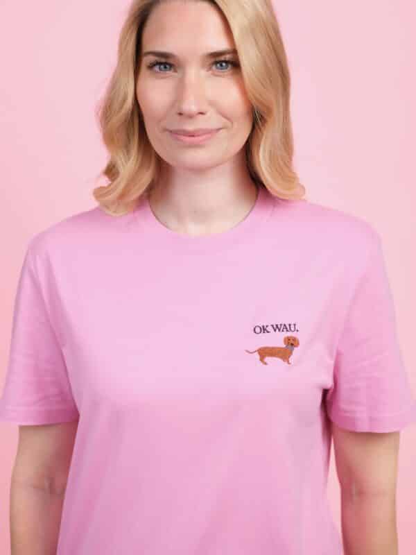 OK WAU T-SHIRT (BUBBLE PINK) – Bild 2