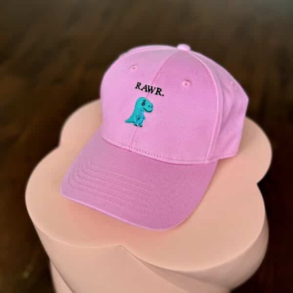 RAWR DINO CAP - KIDS (PINK) – Bild 4