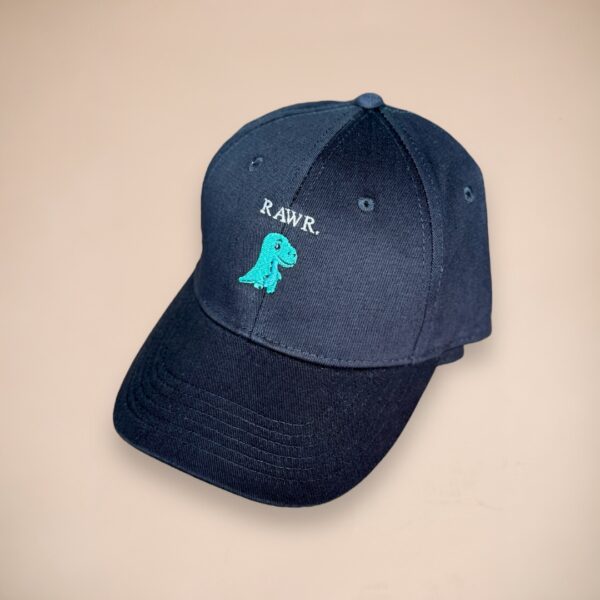 RAWR DINO CAP - KIDS (NAVY)