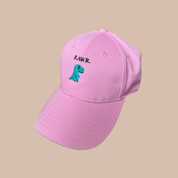 RAWR DINO CAP - KIDS (PINK)