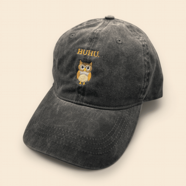 HUHU OWL CAP (VINTAGE BLACK)
