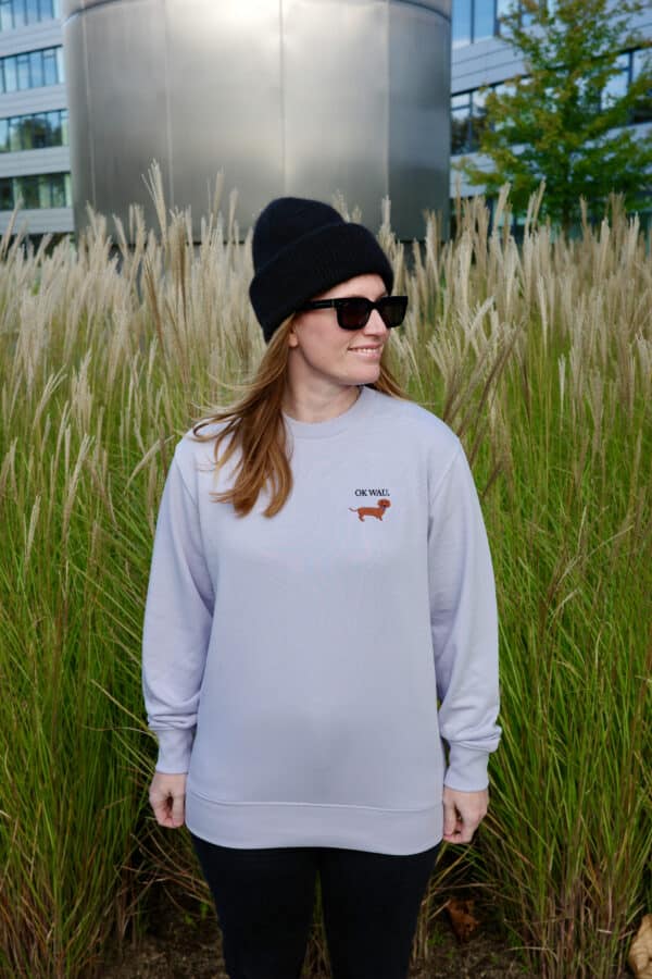 OK WAU SWEATSHIRT (LAVENDER) – Bild 4