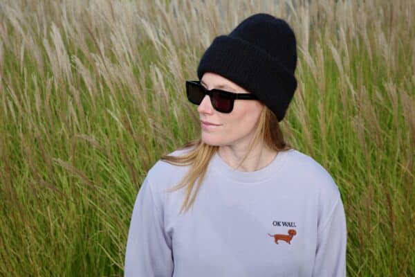 OK WAU SWEATSHIRT (LAVENDER) – Bild 2