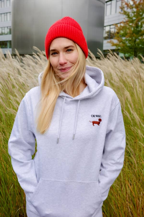 OK WAU HOODIE (COOL HEATHER GREY) - Image 3