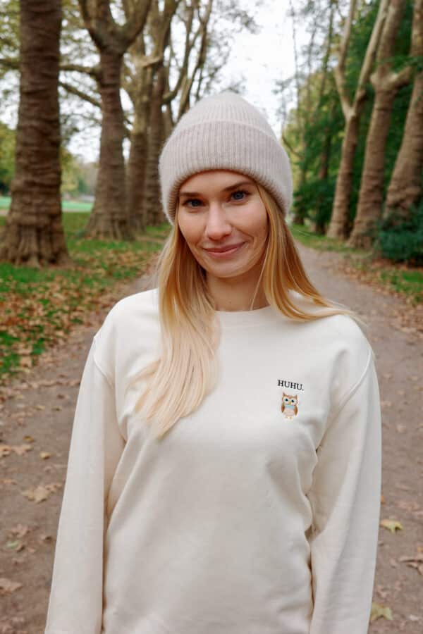 HUHU SWEATSHIRT (NATURAL RAW) – Bild 2