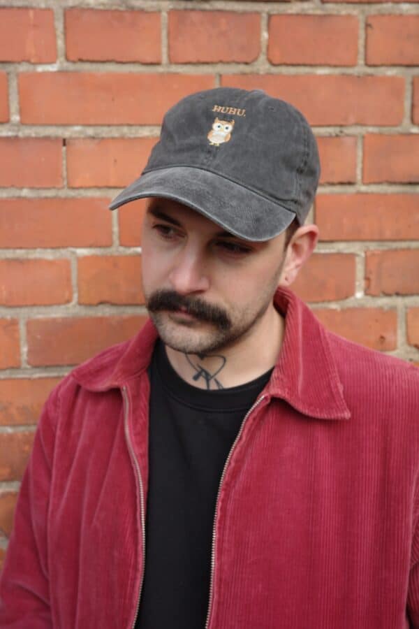 HUHU OWL CAP (VINTAGE BLACK) - Image 3