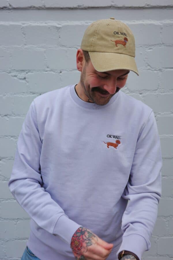 OK WAU SWEATSHIRT (LAVENDER) – Bild 5