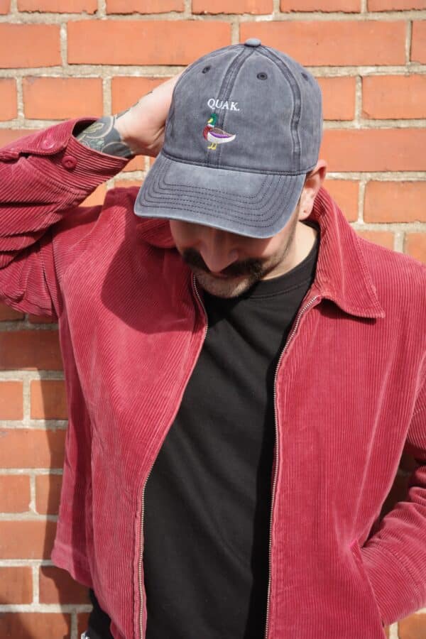 QUAK CAP (WASHED NAVY BLUE) - Image 2
