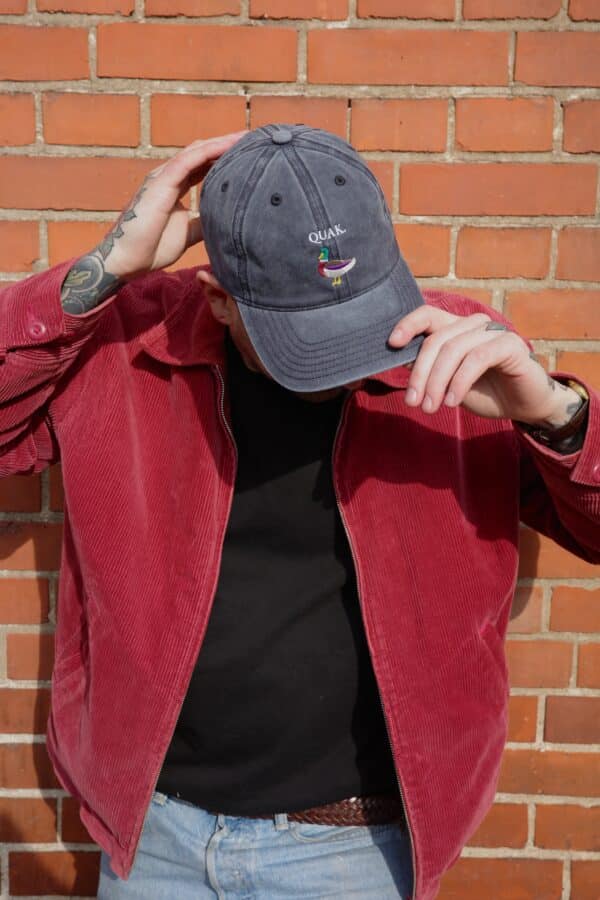 QUAK CAP (WASHED NAVY BLUE) - Image 2